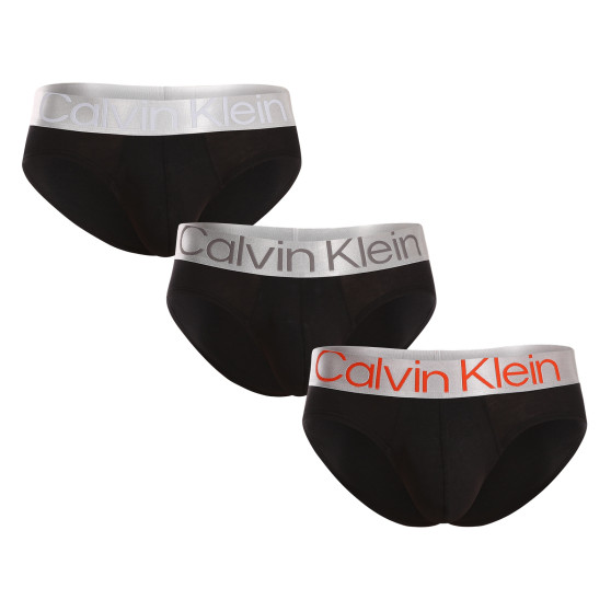 3PACK мъжки слипове Calvin Klein черено (NB3129A-GTB)