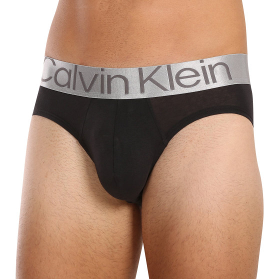 3PACK мъжки слипове Calvin Klein черено (NB3129A-GTB)