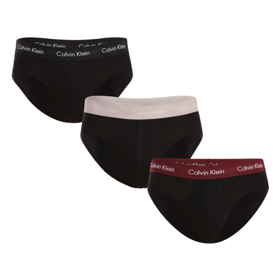 3PACK мъжки слипове Calvin Klein черено (U2661G-H54)