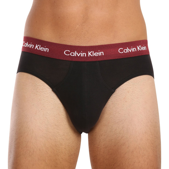 3PACK мъжки слипове Calvin Klein черено (U2661G-H54)