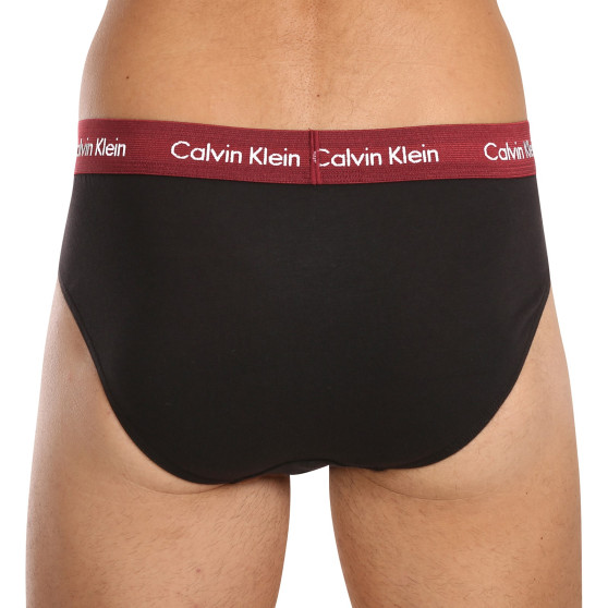 3PACK мъжки слипове Calvin Klein черено (U2661G-H54)