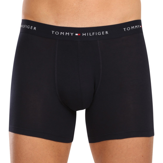 3PACK Мъжки боксерки Tommy Hilfiger тъмно синьо (UM0UM02765 0RW)