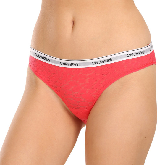 3PACK дамски бикини Calvin Klein извънгабаритен multicolour (QD5080E-GP6)