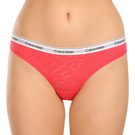 3PACK дамски бикини Calvin Klein извънгабаритен multicolour (QD5080E-GP6)