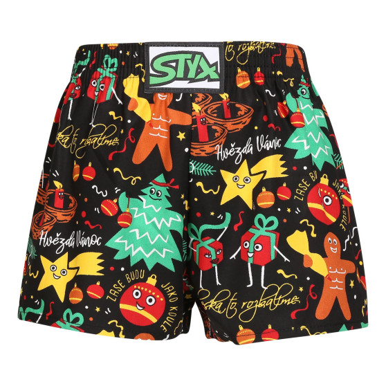 3PACK Детски боксерки Styx изкуство класическа гума multicolor (3J17134)