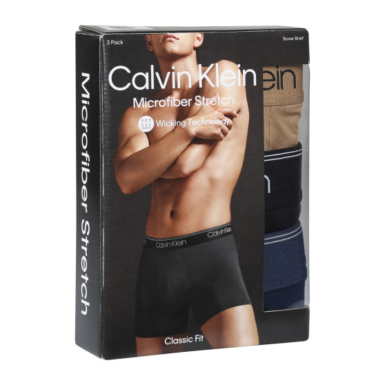 3PACK Мъжки боксерки Calvin Klein многоцветен (NB2570A-KM1)