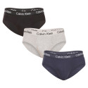 3PACK Мъжки слипове Calvin Klein многоцветен (NB3704A-KDX)