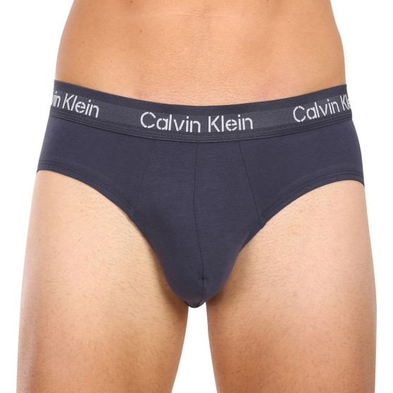 3PACK Мъжки слипове Calvin Klein многоцветен (NB3704A-KDX)