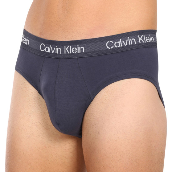 3PACK Мъжки слипове Calvin Klein многоцветен (NB3704A-KDX)