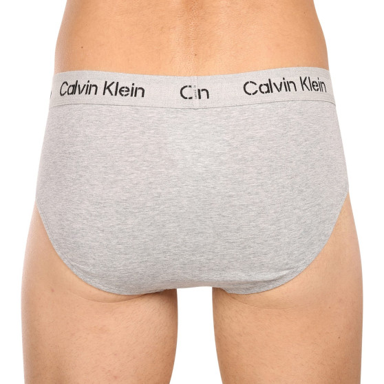 3PACK Мъжки слипове Calvin Klein многоцветен (NB3704A-KDX)