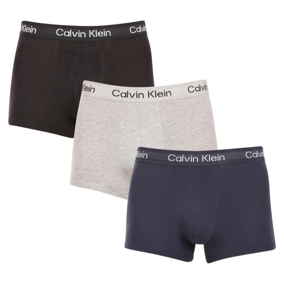 3PACK Мъжки боксерки Calvin Klein многоцветен (NB3709A-KDX)