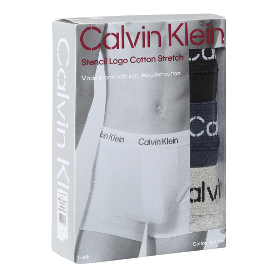 3PACK Мъжки боксерки Calvin Klein многоцветен (NB3709A-KDX)