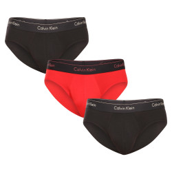 3PACK Мъжки слипове Calvin Klein многоцветен (NB3871A-KHZ)