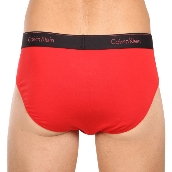 3PACK Мъжки слипове Calvin Klein многоцветен (NB3871A-KHZ)