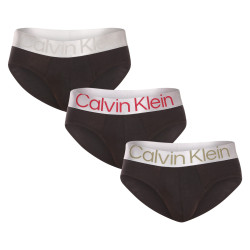 3PACK мъжки слипове Calvin Klein черено (NB3129A-GIW)