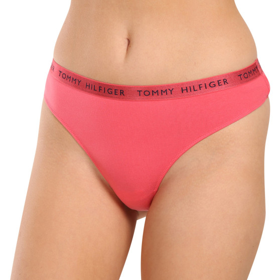 3PACK Дамски стрингове Tommy Hilfiger многоцветен (UW0UW04889 0V5)