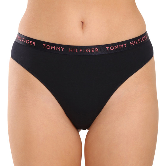 3PACK Дамски стрингове Tommy Hilfiger многоцветен (UW0UW04889 0V5)