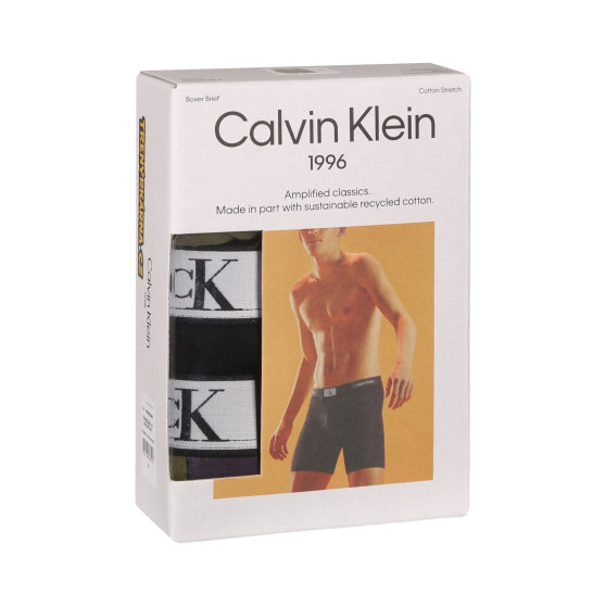 3PACK Мъжки боксерки Calvin Klein многоцветен (NB3529E-I14)