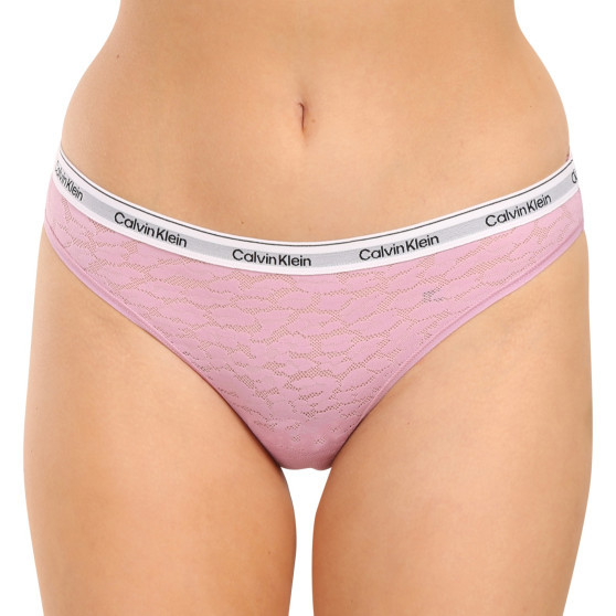 3PACK дамски бикини Calvin Klein извънгабаритен multicolour (QD5080E-GP9)