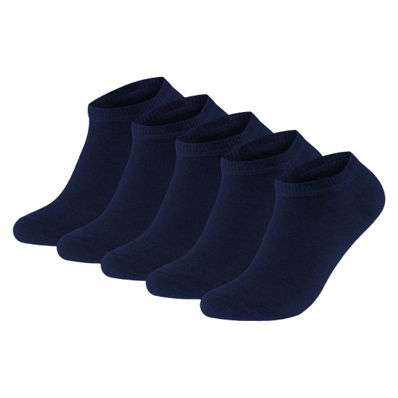 5PACK чорапи Gianvaglia low dark blue (SK-503)