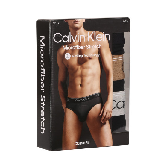 3PACK мъжки слипове Calvin Klein черено (NB2568A-GF0)