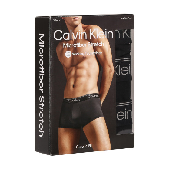 3PACK Мъжки боксерки Calvin Klein черено (NB2569A-UB1)