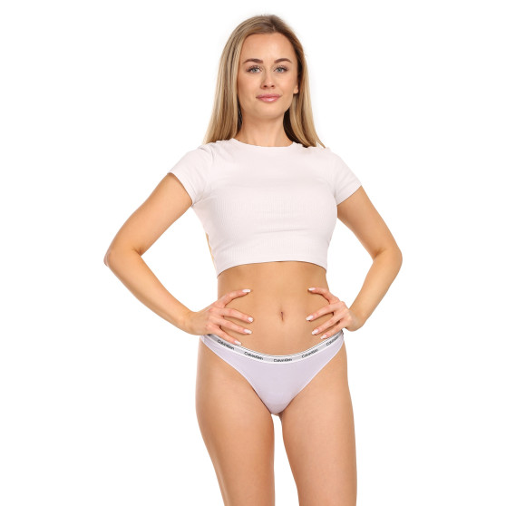 3PACK Дамски стрингове Calvin Klein многоцветен (QD5209E-NPA)