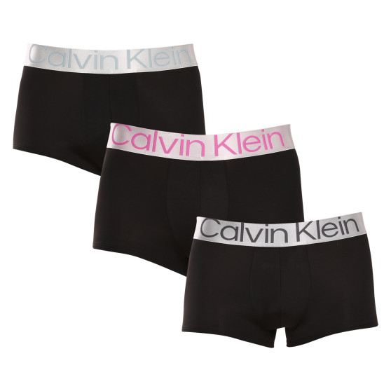 3PACK Мъжки боксерки Calvin Klein черено (NB3074A-MHQ)