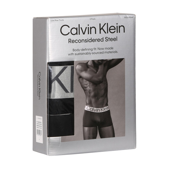 3PACK Мъжки боксерки Calvin Klein черено (NB3074A-MHQ)