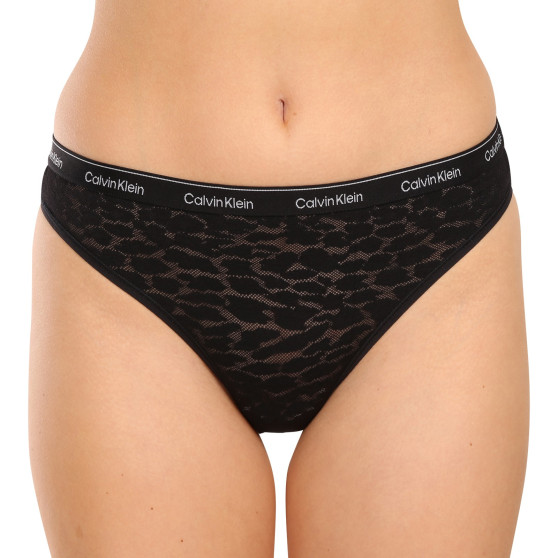 3PACK дамски бразилски бикини Calvin Klein черено (QD5225E-UB1)