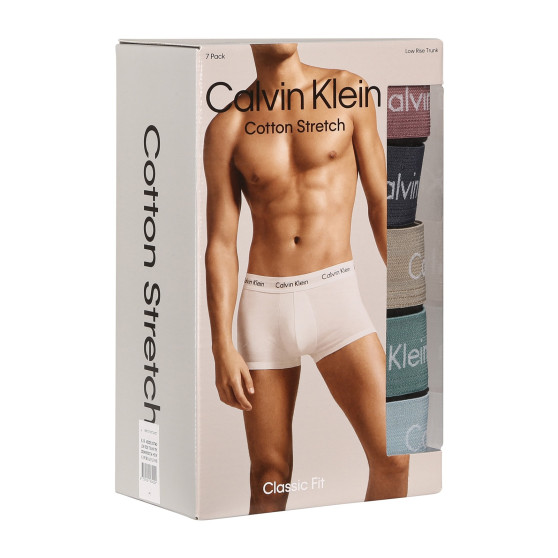 7PACK Мъжки боксерки Calvin Klein черено (NB3887A-MEW)