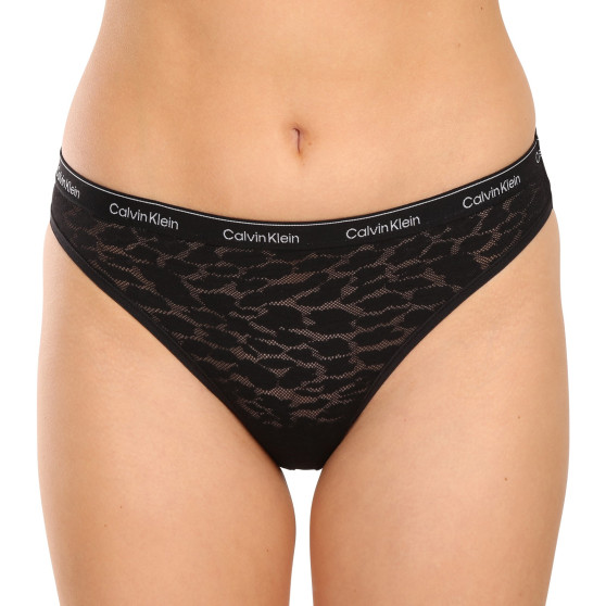 3PACK дамски бикини Calvin Klein черено (QD5069E-UB1)