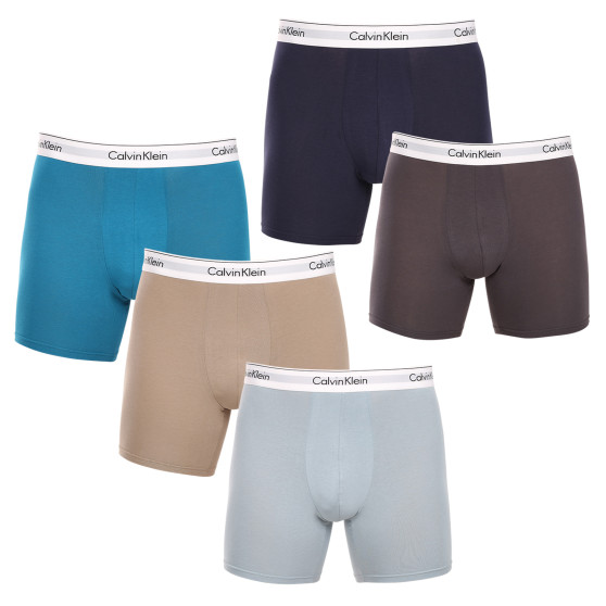 5PACK Мъжки боксерки Calvin Klein многоцветен (NB3911A-MVQ)