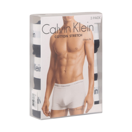 3PACK Мъжки боксерки Calvin Klein черено (U2664G-001)