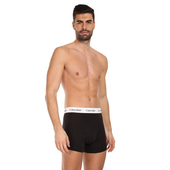 3PACK Мъжки боксерки Calvin Klein черено (U2662G-001)