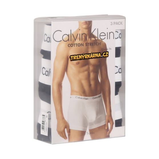 3PACK Мъжки боксерки Calvin Klein черено (U2662G-001)