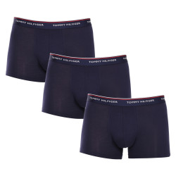 3PACK Мъжки боксерки Tommy Hilfiger тъмно синьо (1U87903842 409)