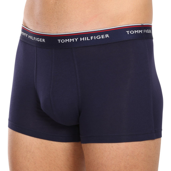 3PACK Мъжки боксерки Tommy Hilfiger тъмно синьо (1U87903842 409)