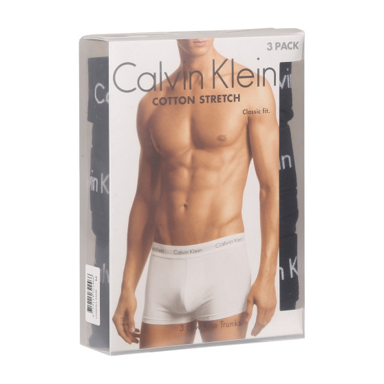 3PACK Мъжки боксерки Calvin Klein черено (U2664G-XWB)