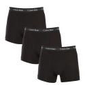 3PACK Мъжки боксерки Calvin Klein черено (U2662G-XWB)