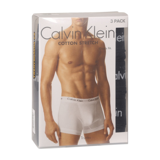 3PACK Мъжки боксерки Calvin Klein черено (U2662G-XWB)