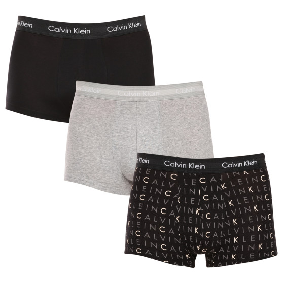 3PACK Мъжки боксерки Calvin Klein многоцветен (U2664G-YKS)