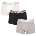 3PACK Мъжки боксерки Calvin Klein многоцветен (NB3130A-MP1)