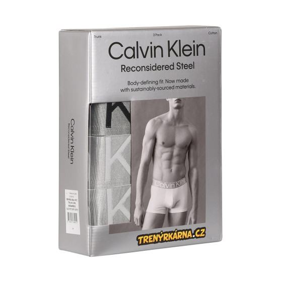 3PACK Мъжки боксерки Calvin Klein многоцветен (NB3130A-MP1)