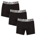 3PACK Мъжки боксерки Calvin Klein черено (NB3131A-7V1)