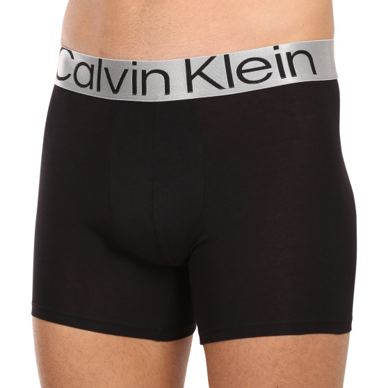 3PACK Мъжки боксерки Calvin Klein черено (NB3131A-7V1)