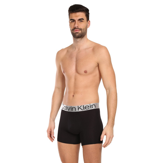 3PACK Мъжки боксерки Calvin Klein черено (NB3131A-7V1)