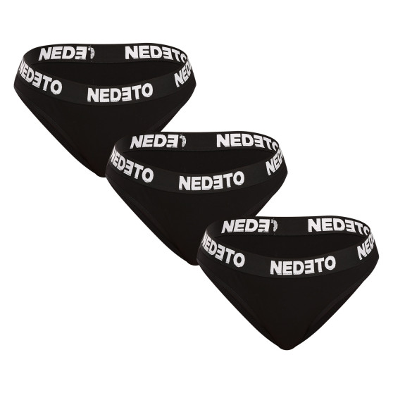 3PACK дамски бикини Nedeto черено (3NKB001)