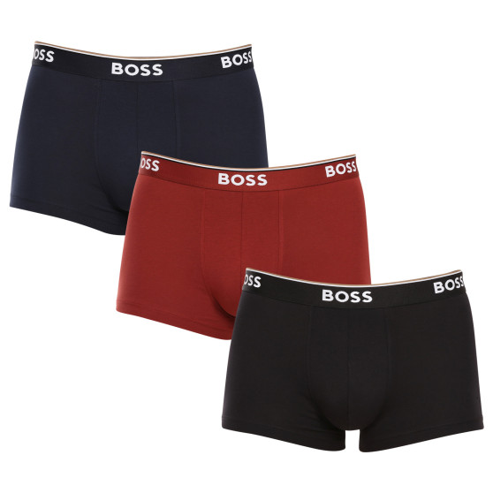 3PACK Мъжки боксерки BOSS многоцветен (50514928 974)