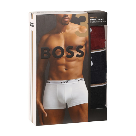 3PACK Мъжки боксерки BOSS многоцветен (50514928 974)